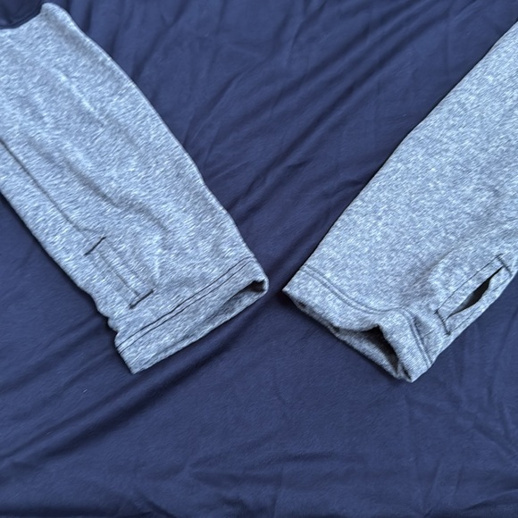 Women's Under Armour Locker 1/4 Zip Pullover Navy - Picture 5 of 7